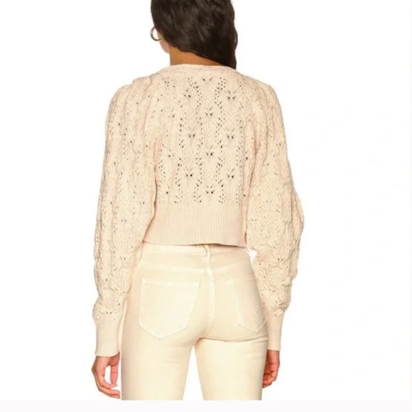 Free People Olive You Cable-Knit Wrap-Front Cardigan - XS - Picture 3 of 14